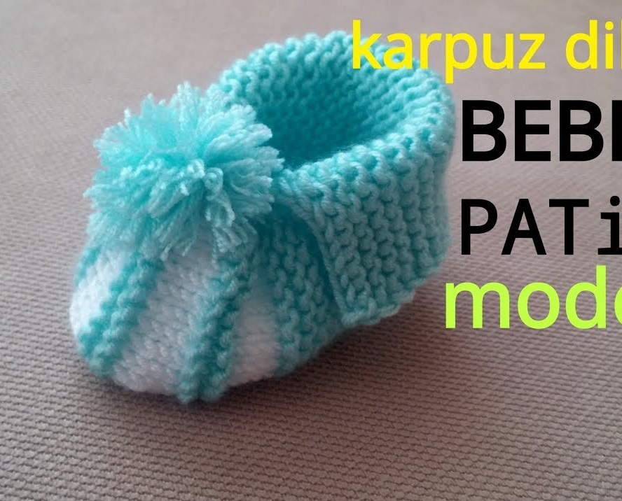 Sapato de Crochê para Bebê Azul Criativo